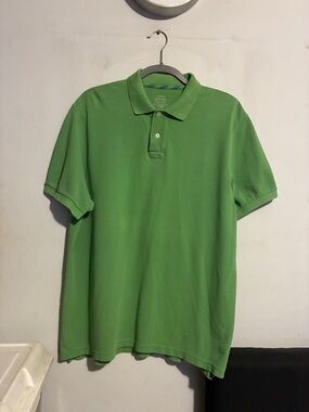 J. Crew Bright Green Polo Shirt